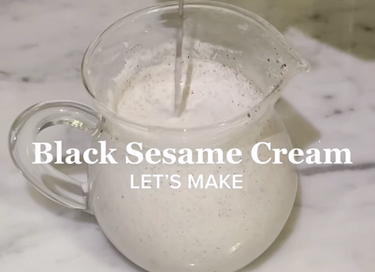 KimlyParc Black Sesame Cream Latte