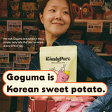 Goguma Latte made with Korean Sweet Potato