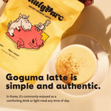 Goguma Latte made with Korean Sweet Potato